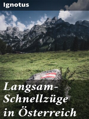 cover image of Langsam-Schnellzüge in Österreich